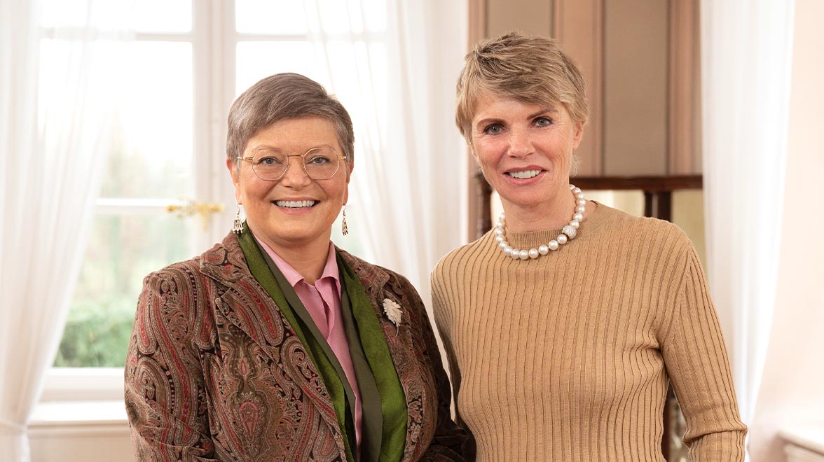 Sigrun Stosius (Vorstand) und Sylvia von Metzler (Vorstandsvorsitzende)