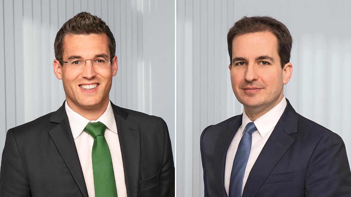 Philipp Struwe, Portfoliomanagement Equities, und Oliver Schmidt, Geschäftsführer und CIO,  Metzler Asset Management GmbH