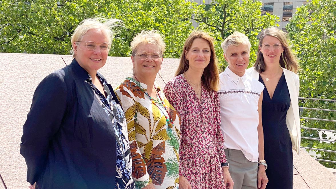 Anja  Wenk, Sigrun Stosius,  Nadine Weber-Kroschke, Sylvia von Metzler, Kathrin Günther