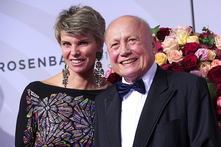 Bankier, Stifter, Citoyen: Friedrich von Metzler mit seiner Frau Sylvia, Vorstandsvorsitzende der Metzler-Stiftung, hier beim Rosenball 2016 im Berliner Hotel Intercontinental.