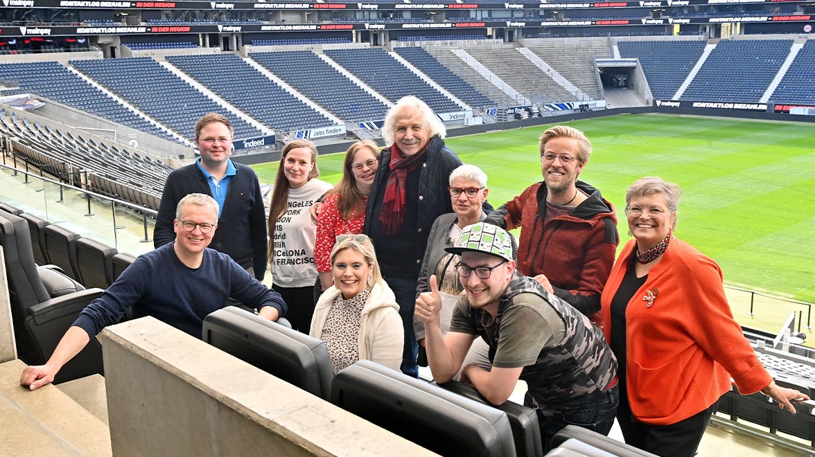 Besuch im Waldstadion, © Arnulf Mueller